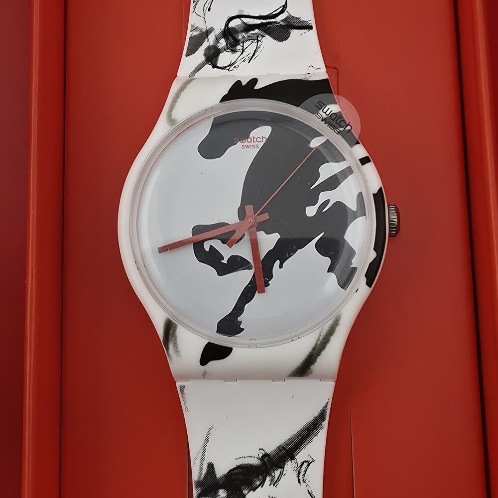 New Limited Edition Swatch Swiss Special Chinese Year of the Horse SUOZ169 41MM
